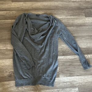 Ann Taylor Charcoal Cowl Neck Sweater